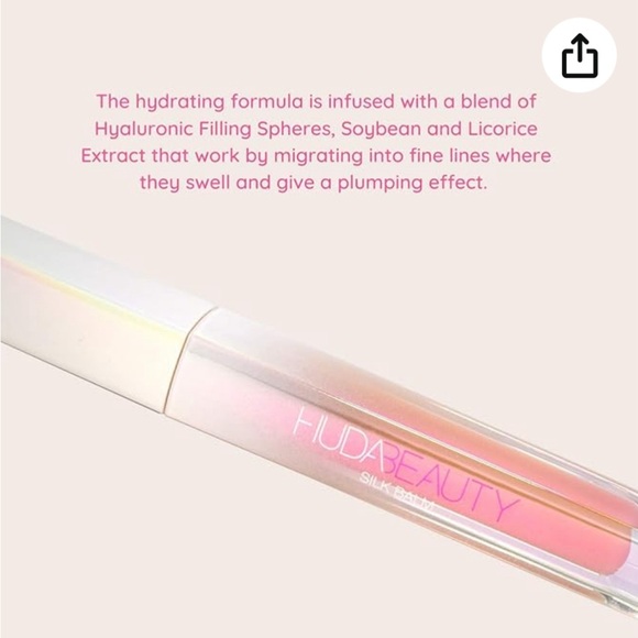 Huda Beauty Liquid Matte Lipstick- Trendsetter & Hydra Plumping Lip Balm Blush - Picture 6 of 7